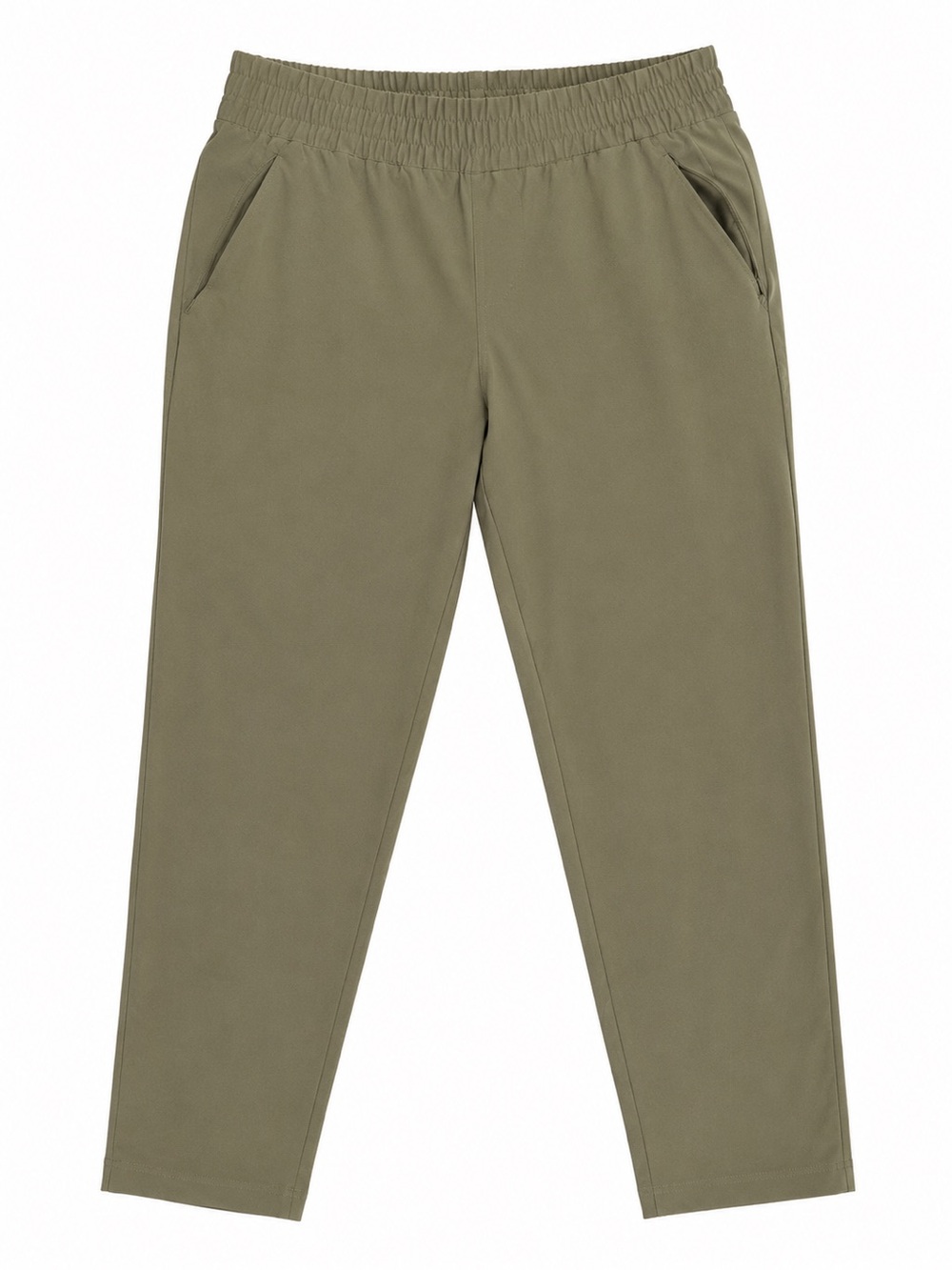 Columbia Men's Olive Green Elastic-Waist Joggers